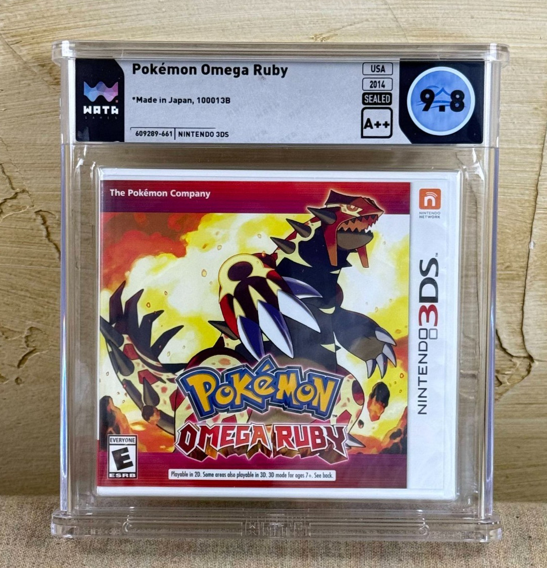 Pokémon Omega Ruby – WATA 9.8 A++ – Sealed 3DS – Investment Grade
