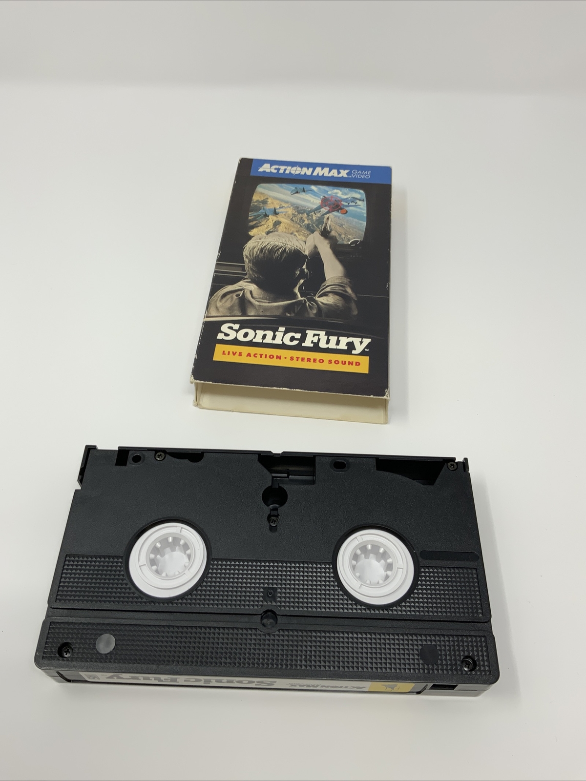 Sonic Fury (VHS Action Max Game Video, 1987) Live Action Worlds of Wonder