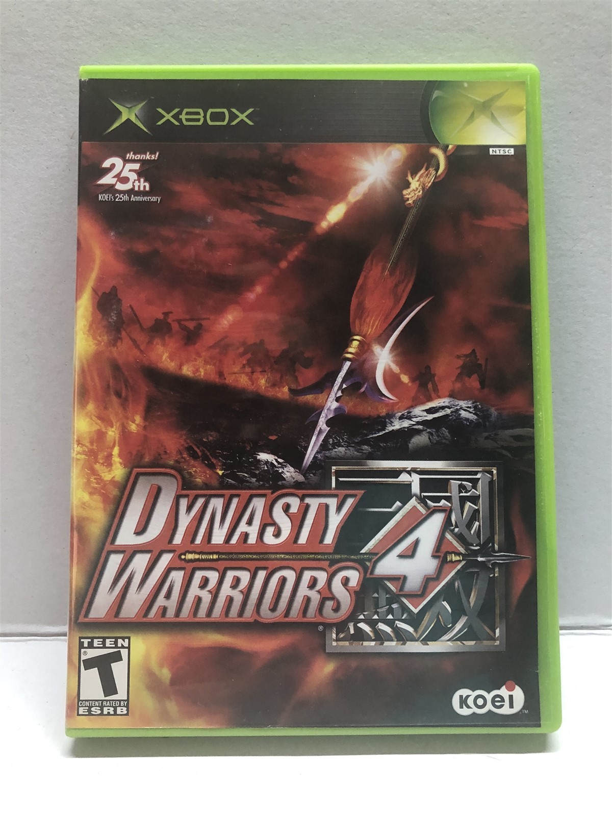 Dynasty Warriors 4 (Microsoft Xbox, 2003) Clean Tested Working – Free Ship