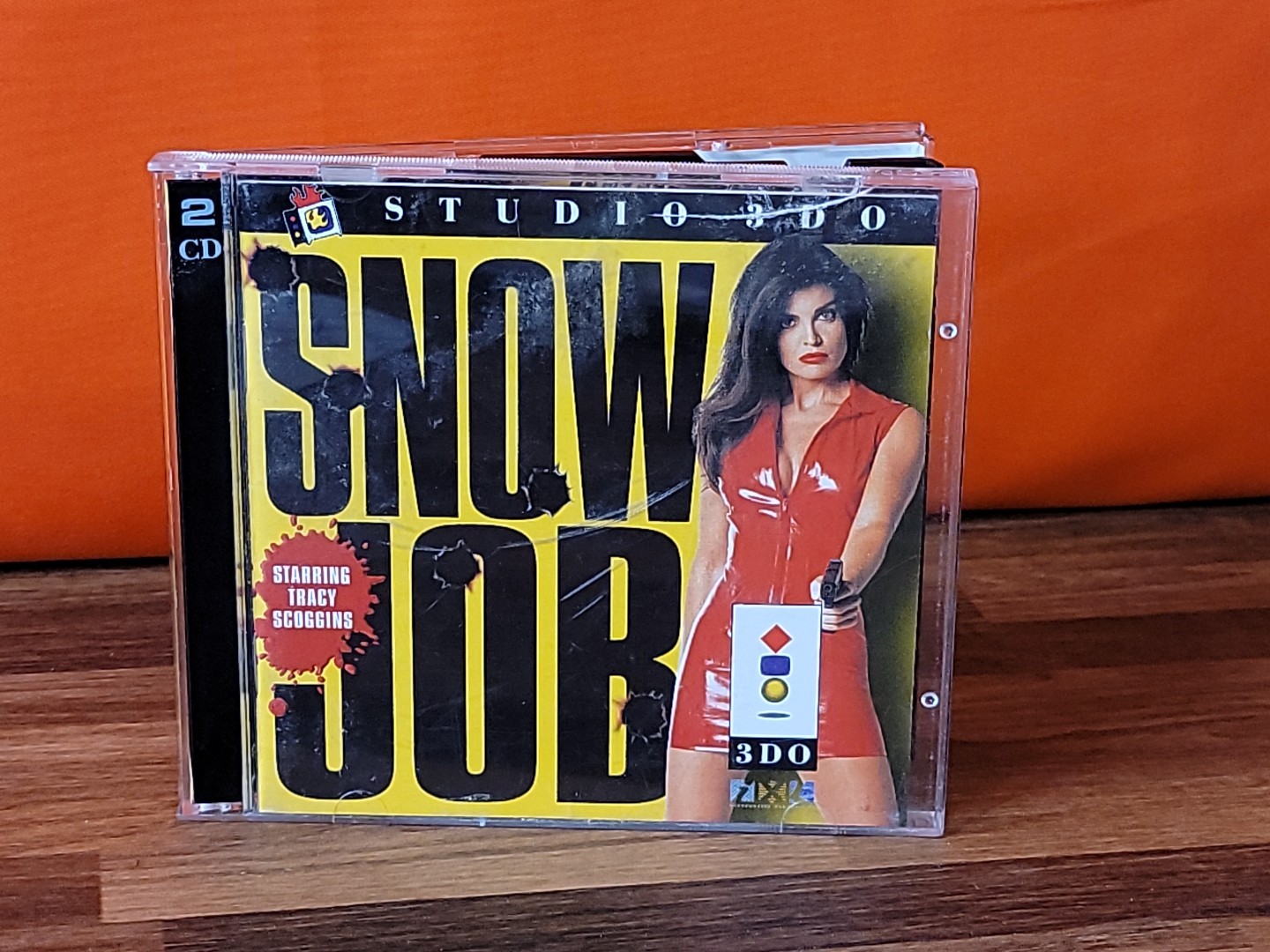 Rare HTF Snow Job Tracy Scoggins (Panasonic 3DO, 1995) Complete 2 Disc Set
