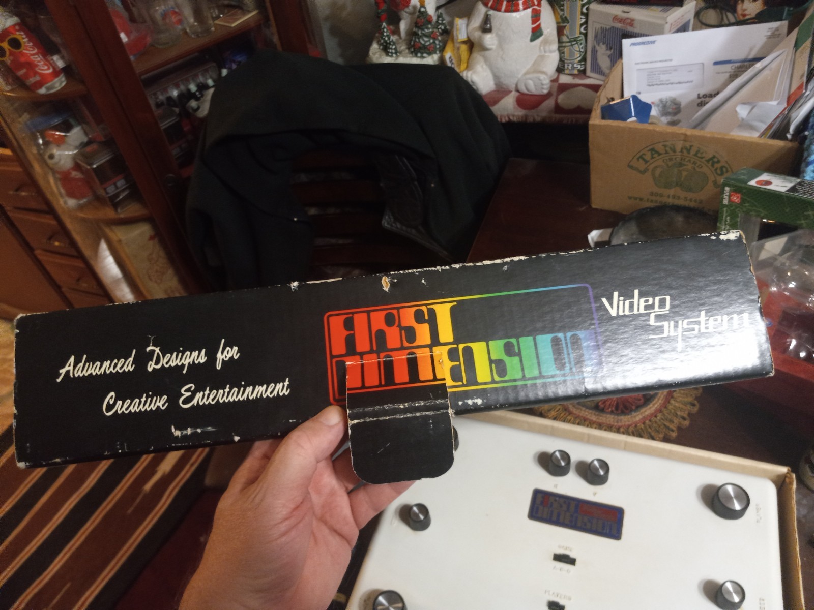 Vintage First Dimension Game System In Original Packaging. Tested Works