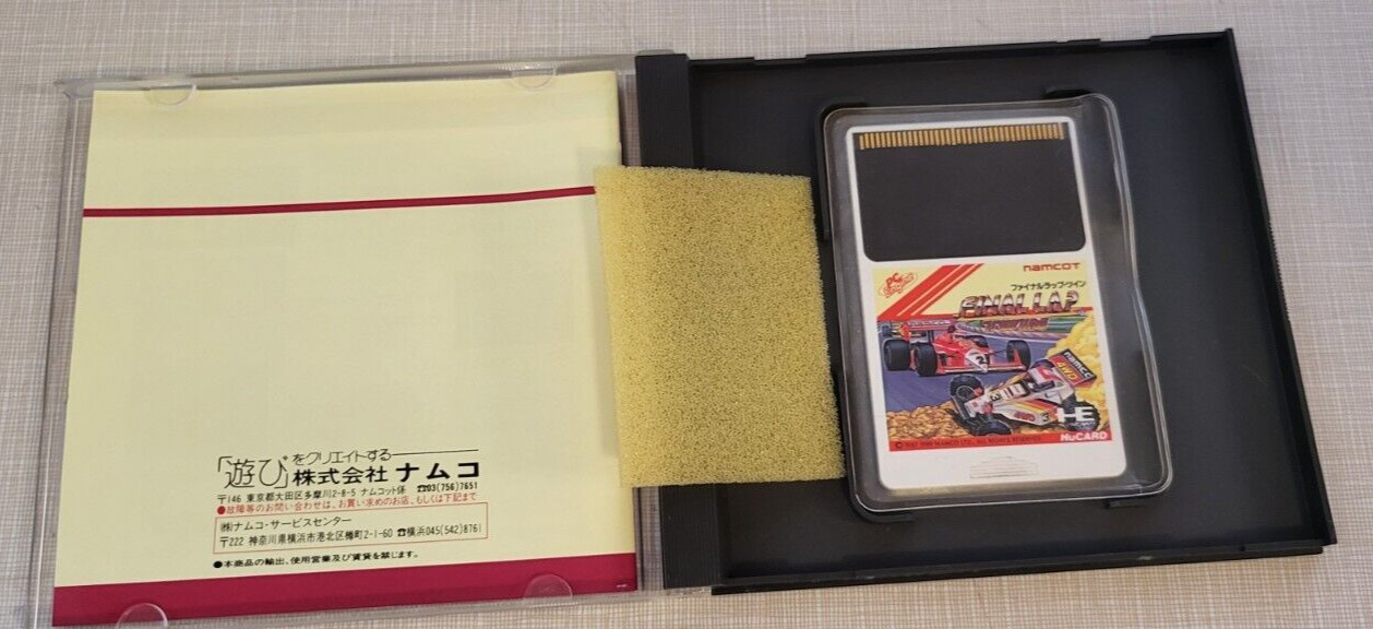 Final Lap Twin PC Engine Hu Card PCE PC Engine PCE US SELLER
