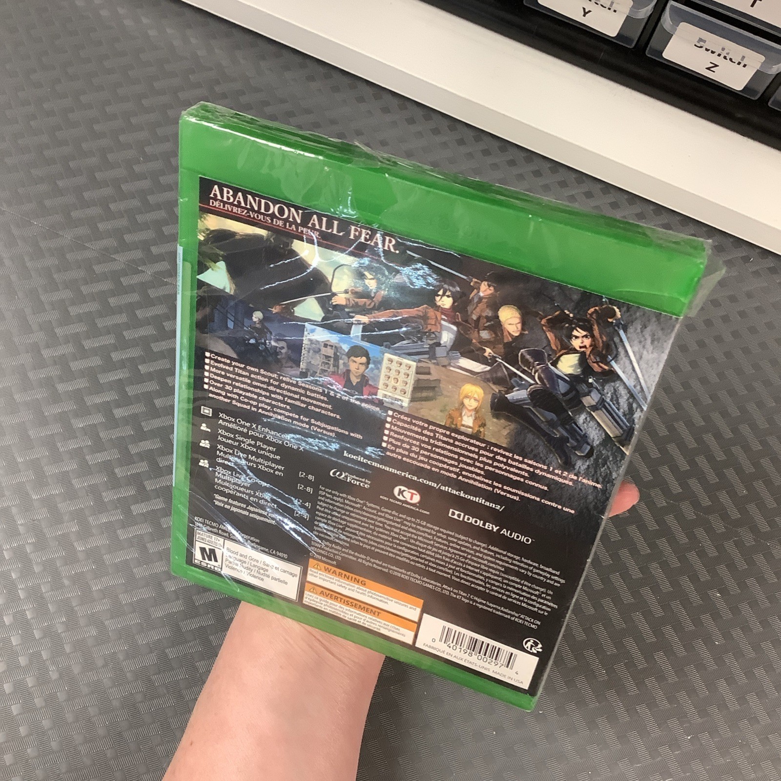 Attack On Titan 2 (Xbox One) BRAND NEW FACTORY SEALED! US VERSION! AUTHENTIC!