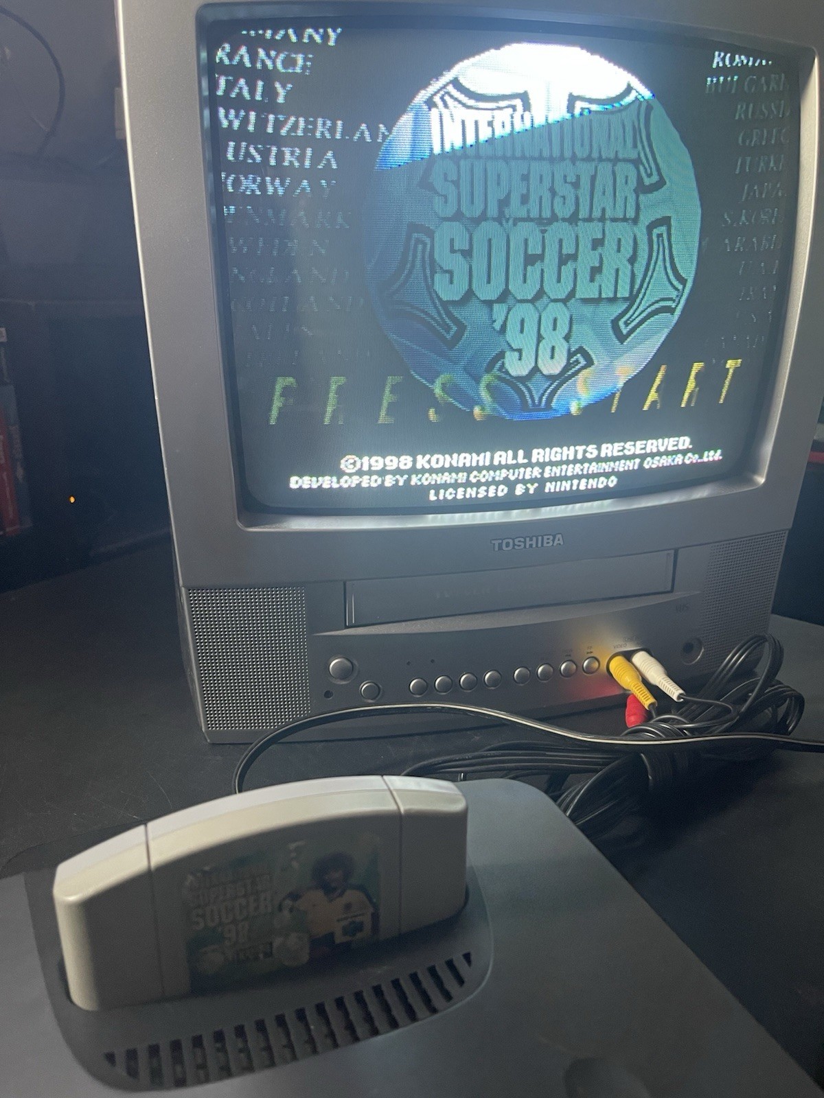 International Superstar Soccer ’98 N64 (Nintendo 64, 1998) NUS-006 USA