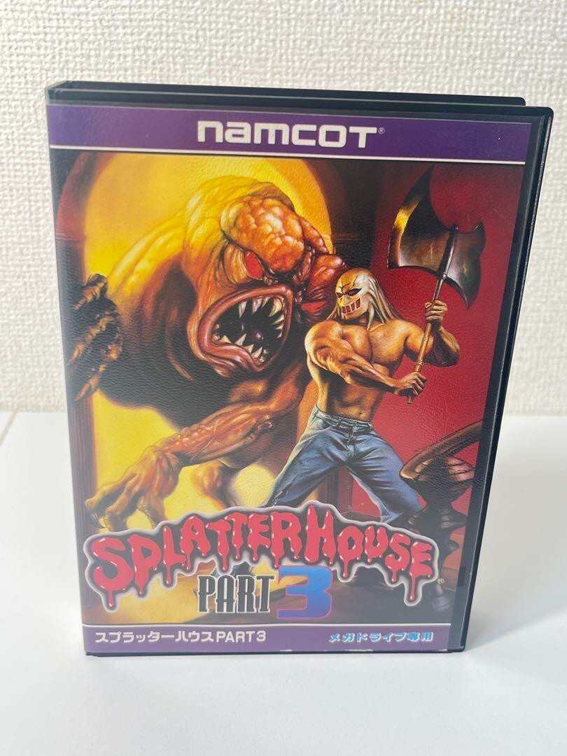 Mega Drive Splatterhouse Part 3 Video games collection Hobby Vintage b863