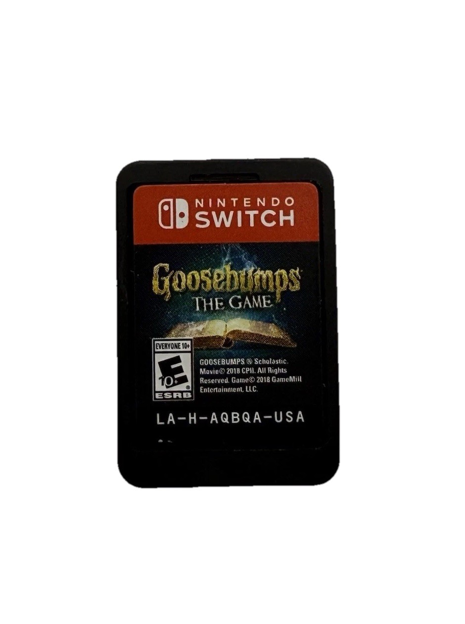 Goosebumps The Game – Nintendo Switch Video Game Cartridge Only Tested