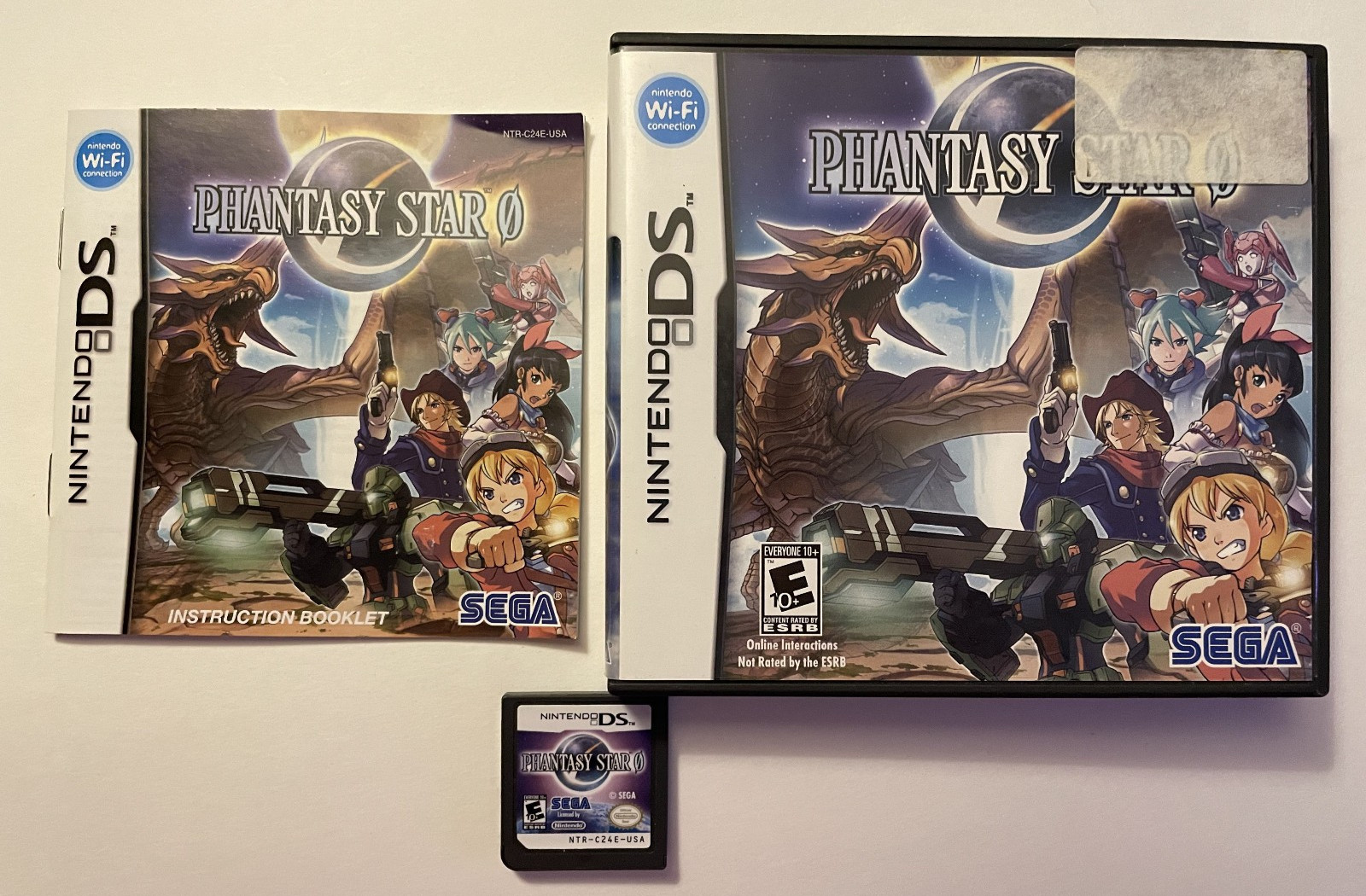 Phantasy Star 0 (Nintendo DS) Complete w/ Manual, Tested, Authentic, US Version
