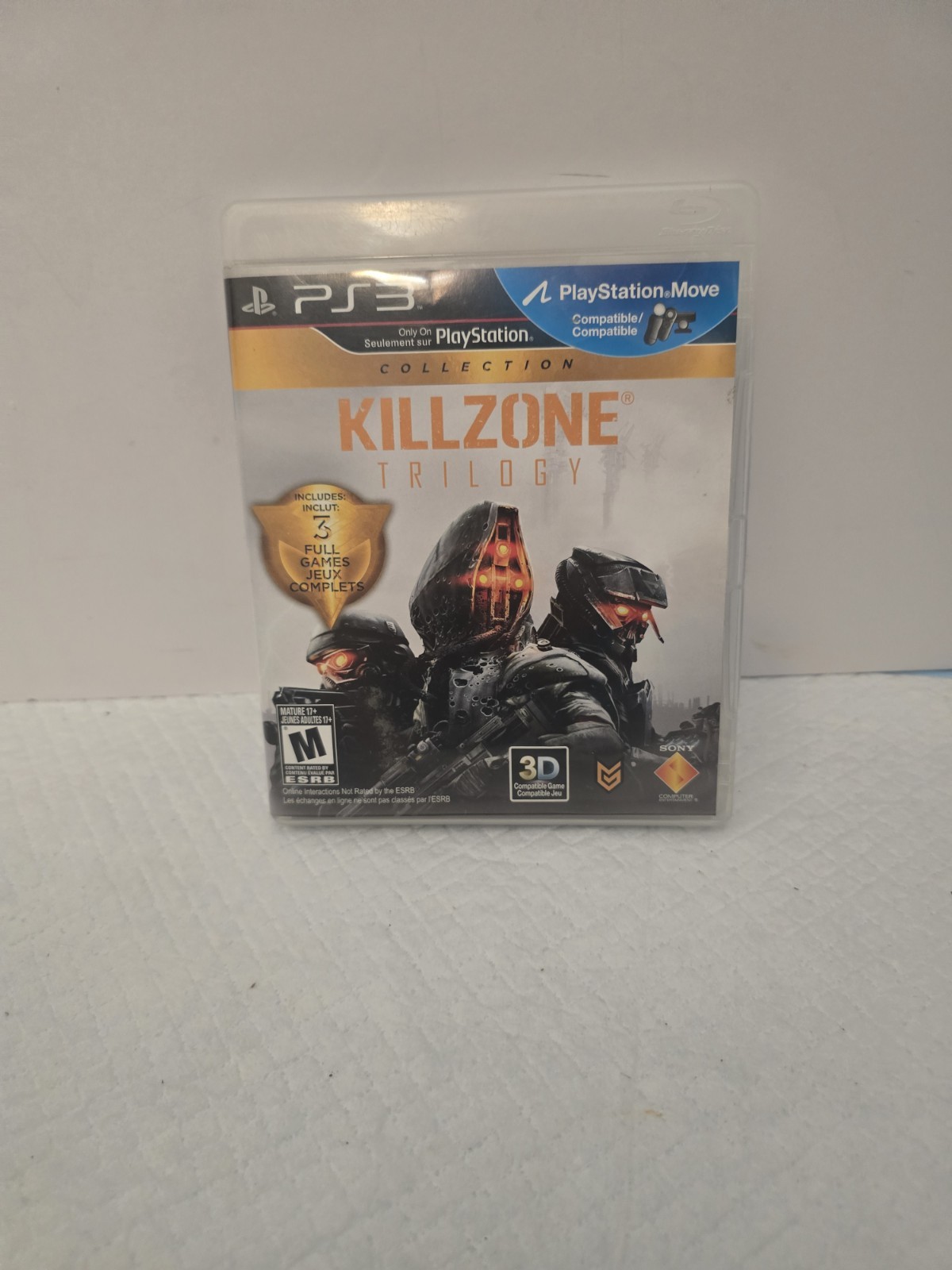 Sony Playstation 3 PS3 Killzone Trilogy Game 2012