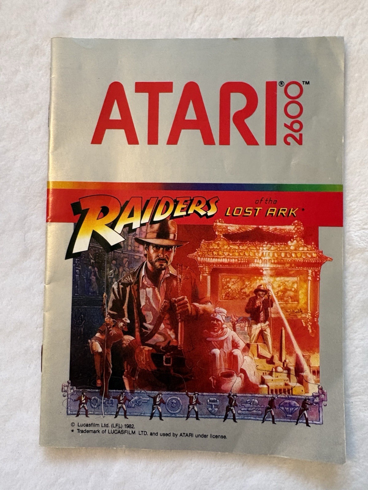 TESTED Raiders of the Lost Ark W/Manual VGC Atari 2600, 1982- Video