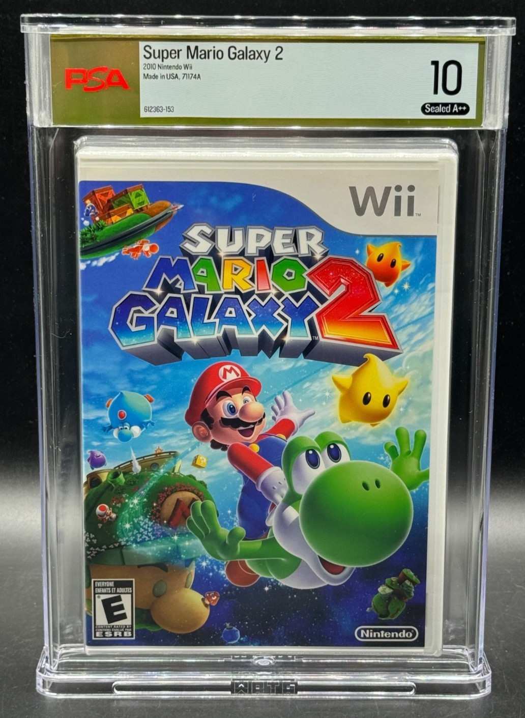 Super Mario Galaxy 2 Nintendo Wii First Print Sealed New PSA 10 A++ NOT WATA