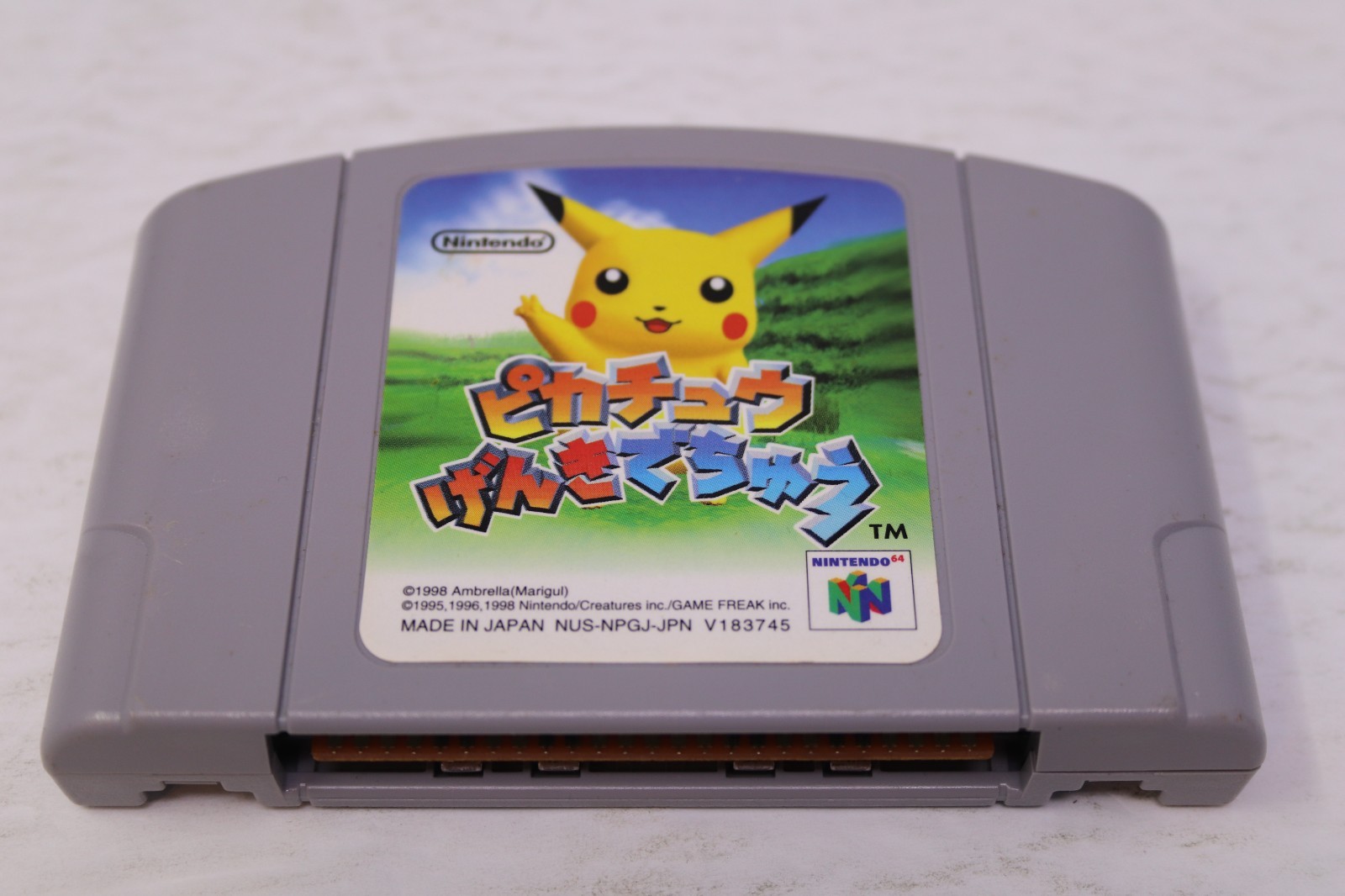 Pikachu Genki Dechu Hey You Pikachu Nintendo 64 Japan Region Lock