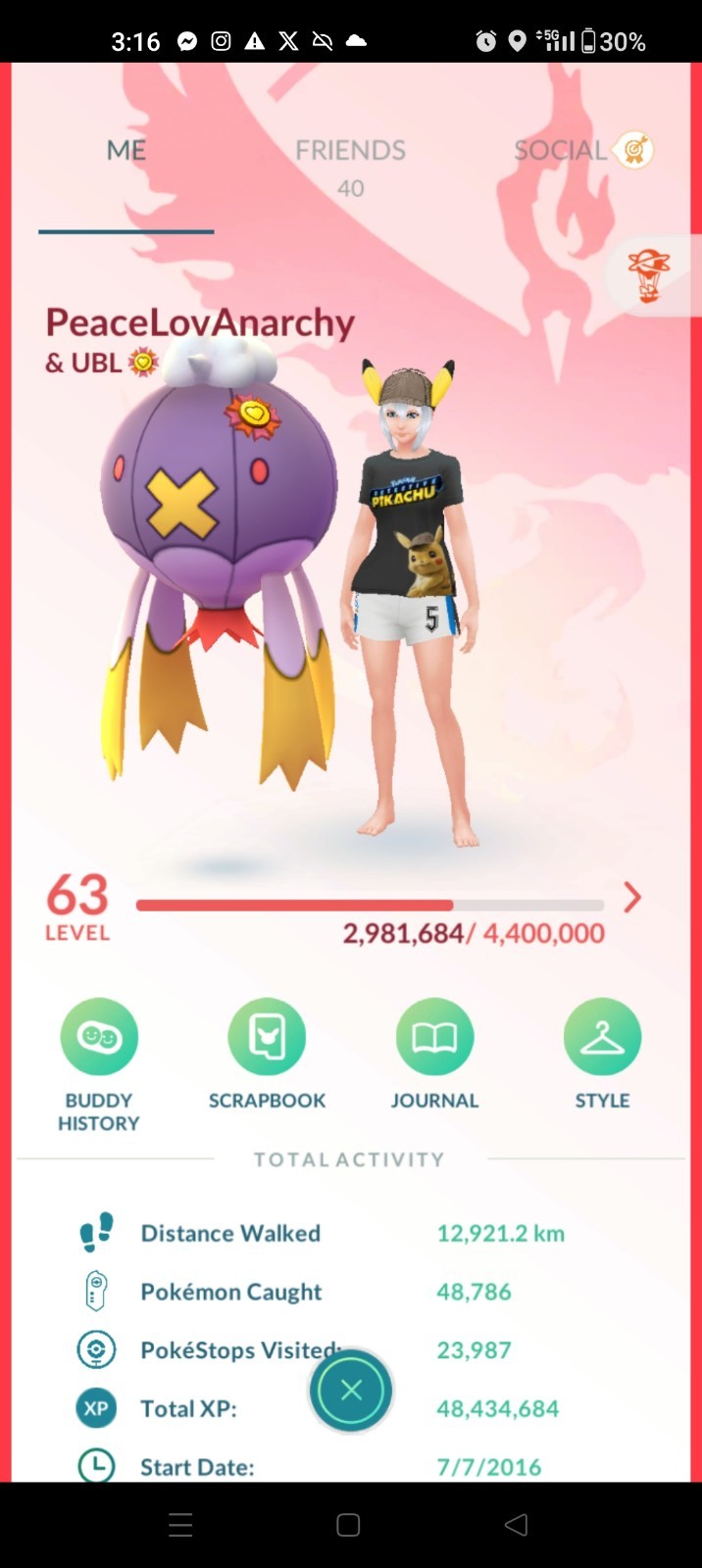Pokémon Go Battle League PvP Account Lvl63 w Master, Ultra, Great League PvP IVs