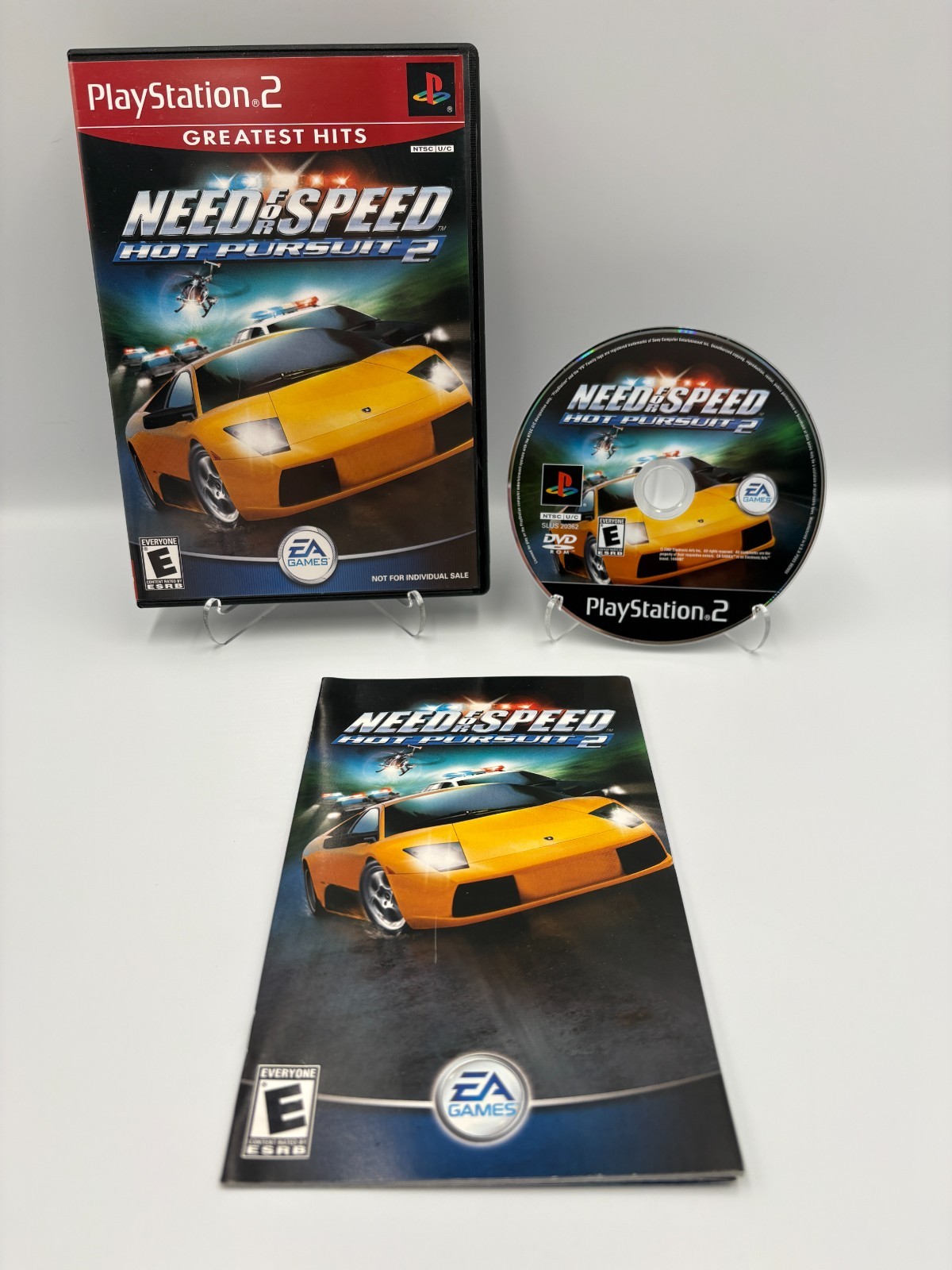 Need for Speed: Hot Pursuit 2 – Sony PlayStation 2 PS2 – CIB w/ Manual – Tested