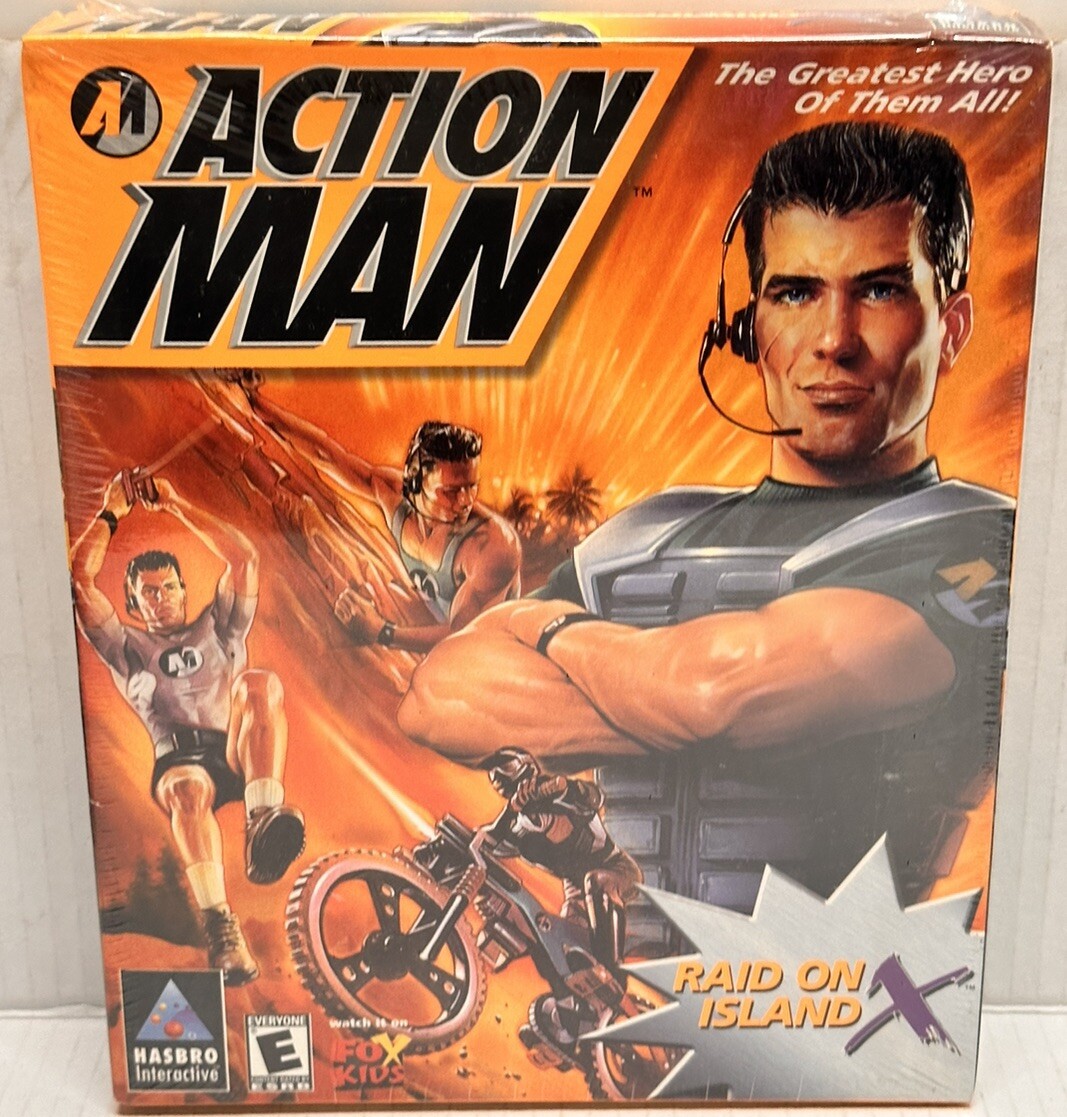Action Man: Raid on Island X Big Box PC Windows 95/98 Computer Game Brand New