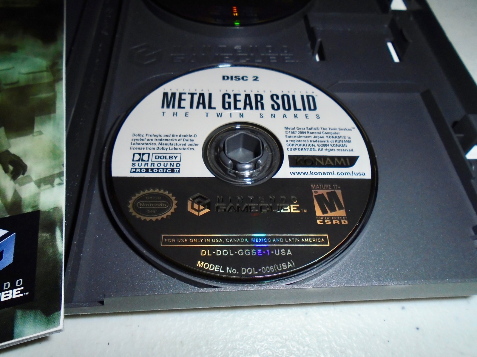 Metal Gear Solid: The Twin Snakes (2-Disc game!) ☆☆ Complete Nintendo GameCube