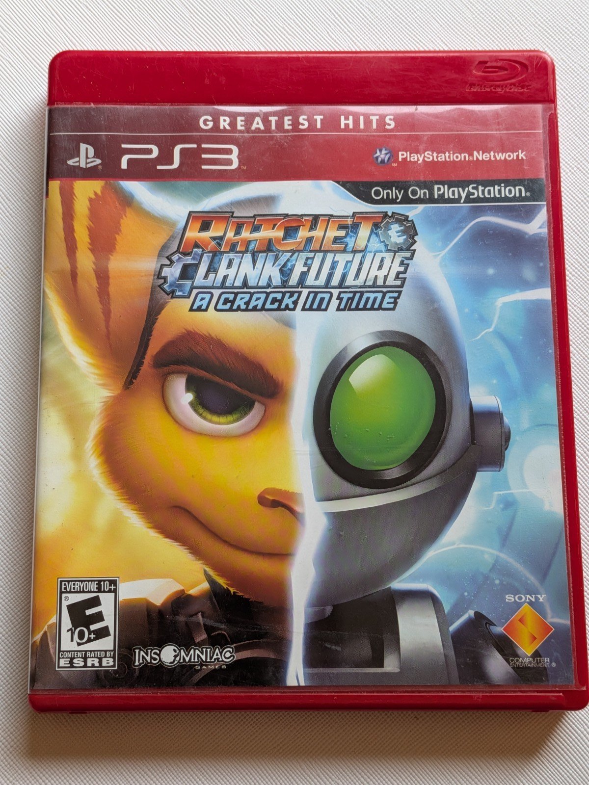 Ratchet Clank Future A Crack in Time (Playstation 3, PS3) GH* No Manual – Tested