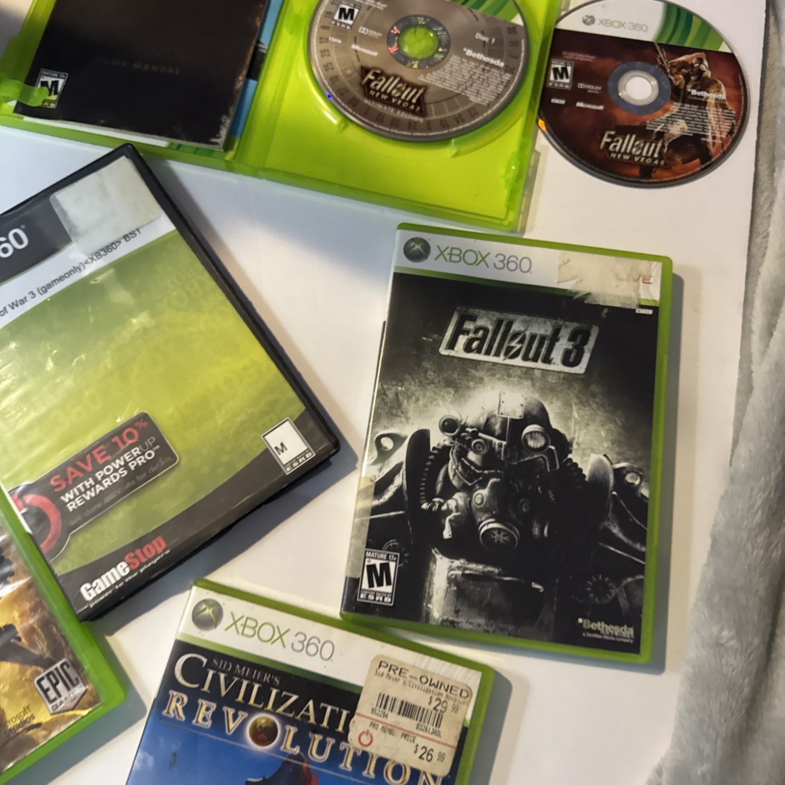 Xbox 360 Games 9 Games Unknown Working Condition!