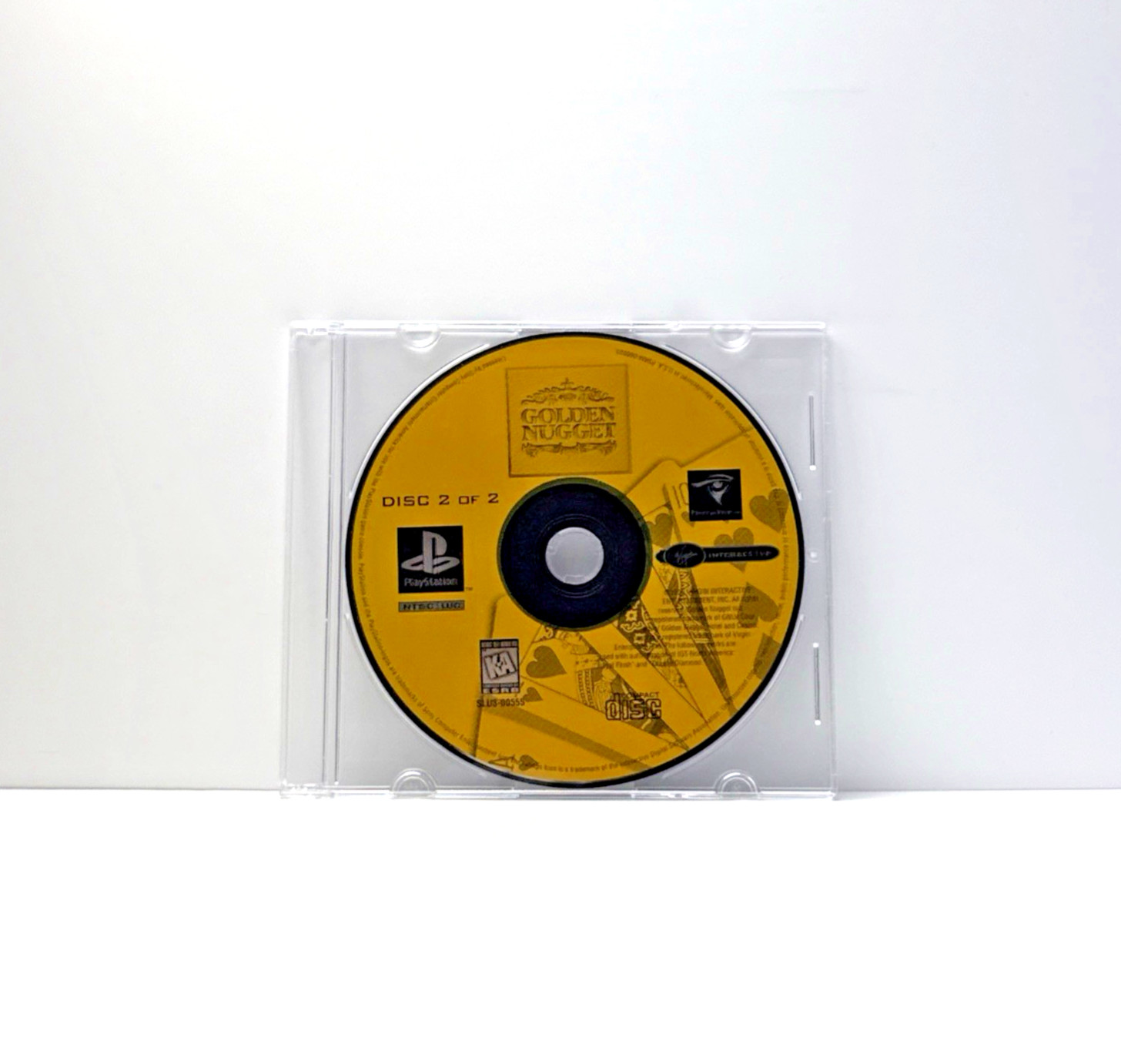 Golden Nugget Sony PlayStation 1 PS2 Game Disc 2 Only Refurbished & Tested