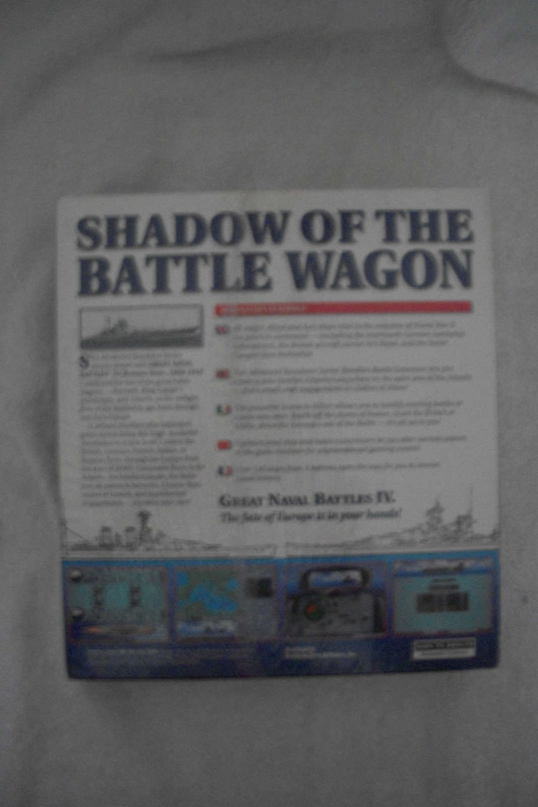ADVANCED SIMULATION SERIES GREAT NAVAL BATTLES VOL. IV BURNING STEEL 1939-1942