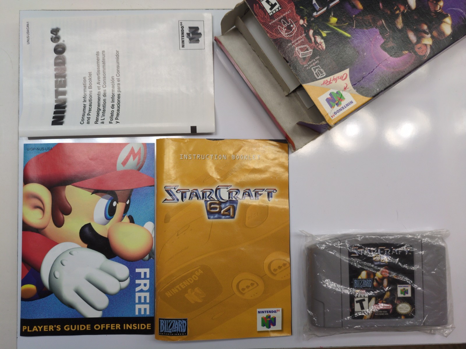 StarCraft 64 for Nintendo 64 (N64) Complete In Box (CIB) & Sleeve Rarely Played
