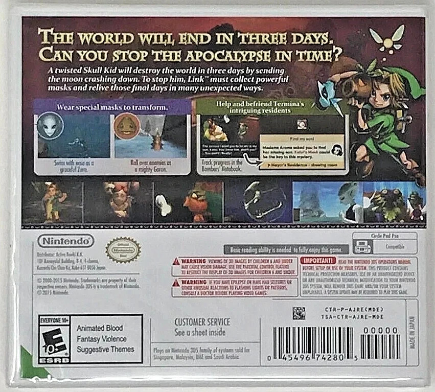 The Legend of Zelda 3DS Game New Mega Bundle