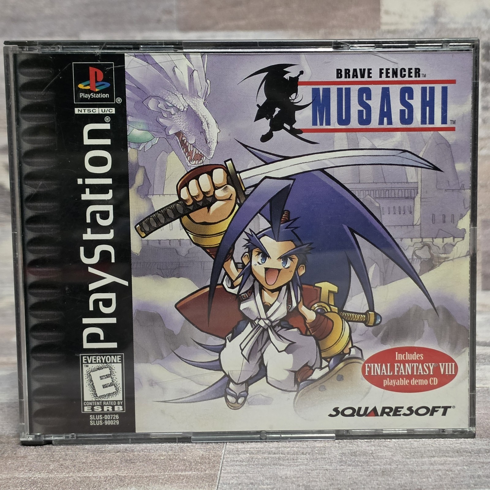 Squaresoft Brave Fencer Musashi Sony PlayStation 1 PS1 NTSC-U/C Complete Tested