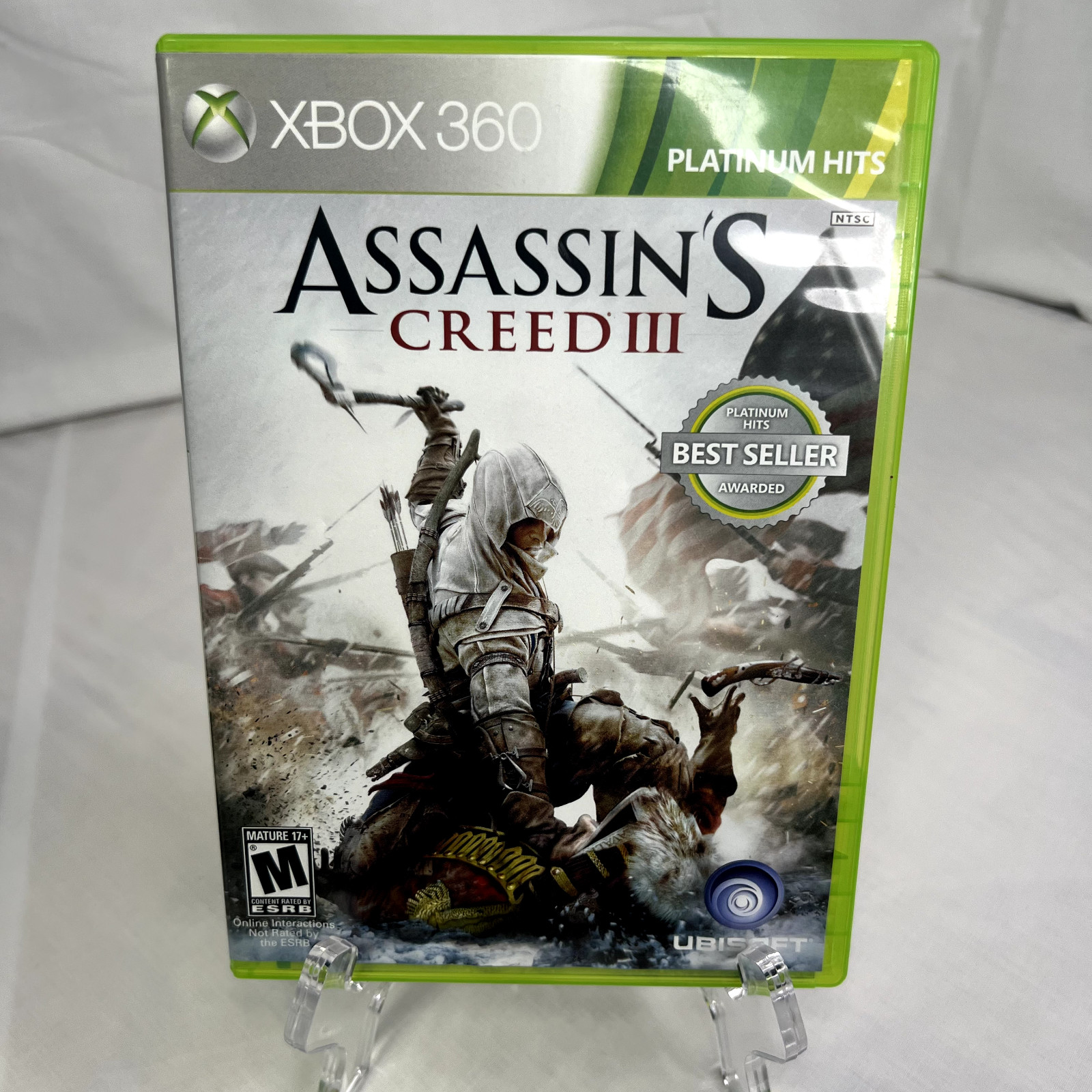 Assassin’s Creed III (Microsoft Xbox 360, 2012) ONLY SINGLE PLAYER DISC Tested