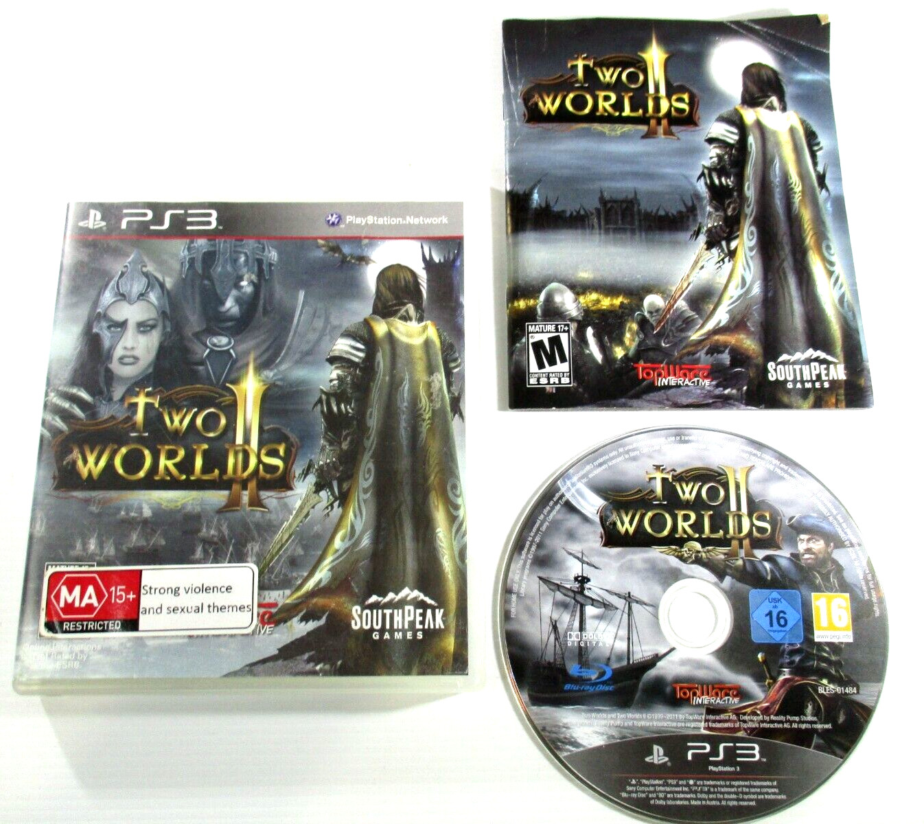 Two Worlds II PS3 MA15+ NTSC R1 2010 ZUXXEZ Entertainment Tested Manual