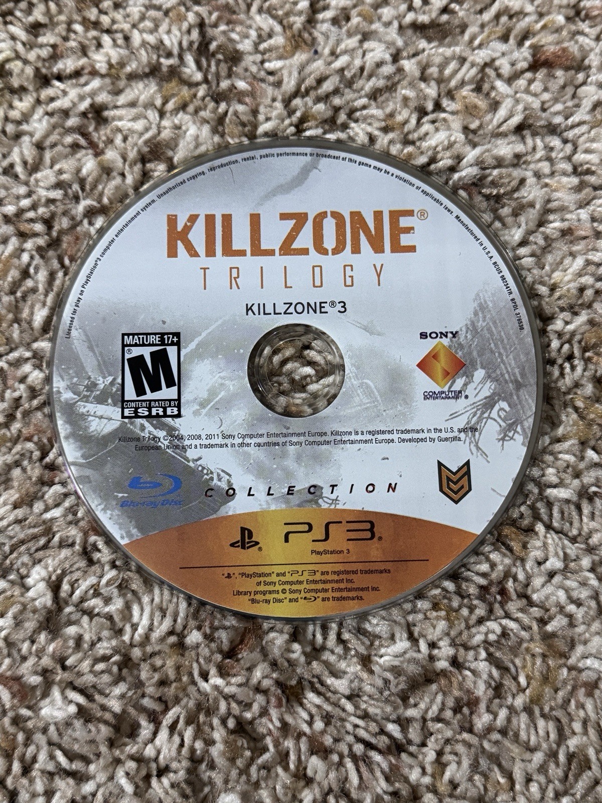 Killzone Trilogy – Sony Playstation PS3, USA Version, Complete, Rare