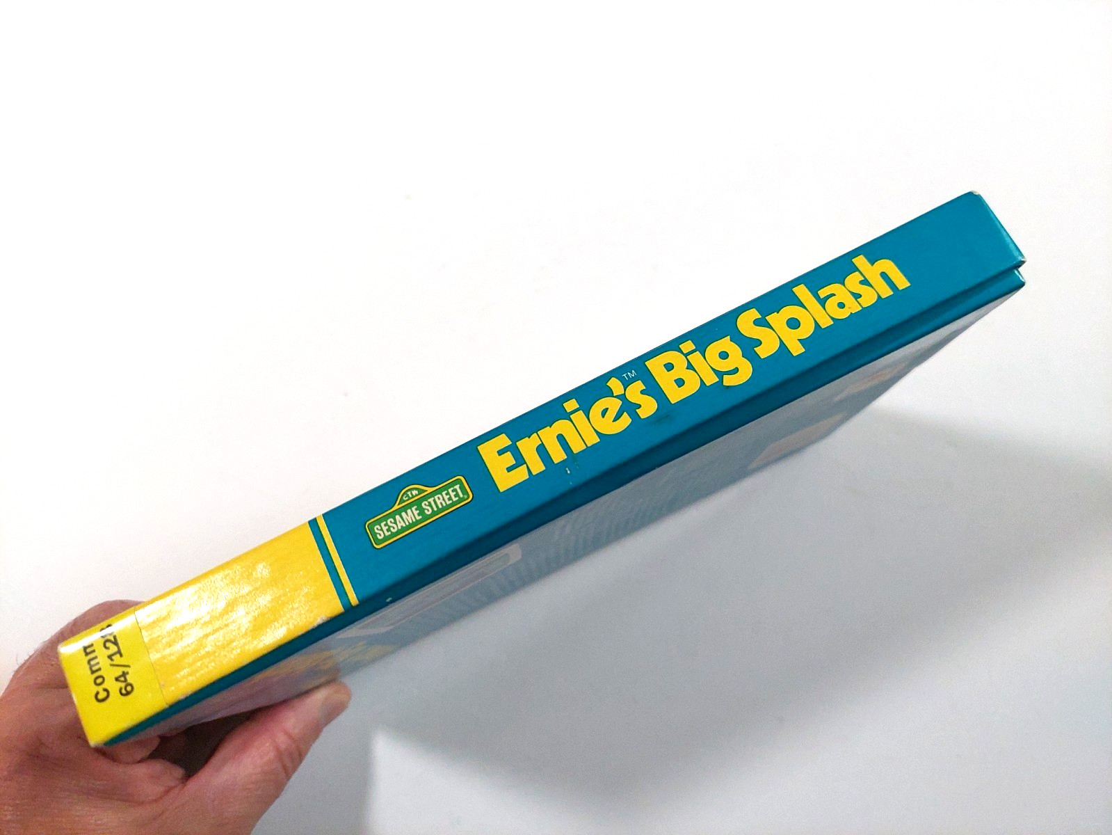 Sesame Street Ernie’s Big Splash Commodore 64 1987 Box W/Manual Floppy Untested
