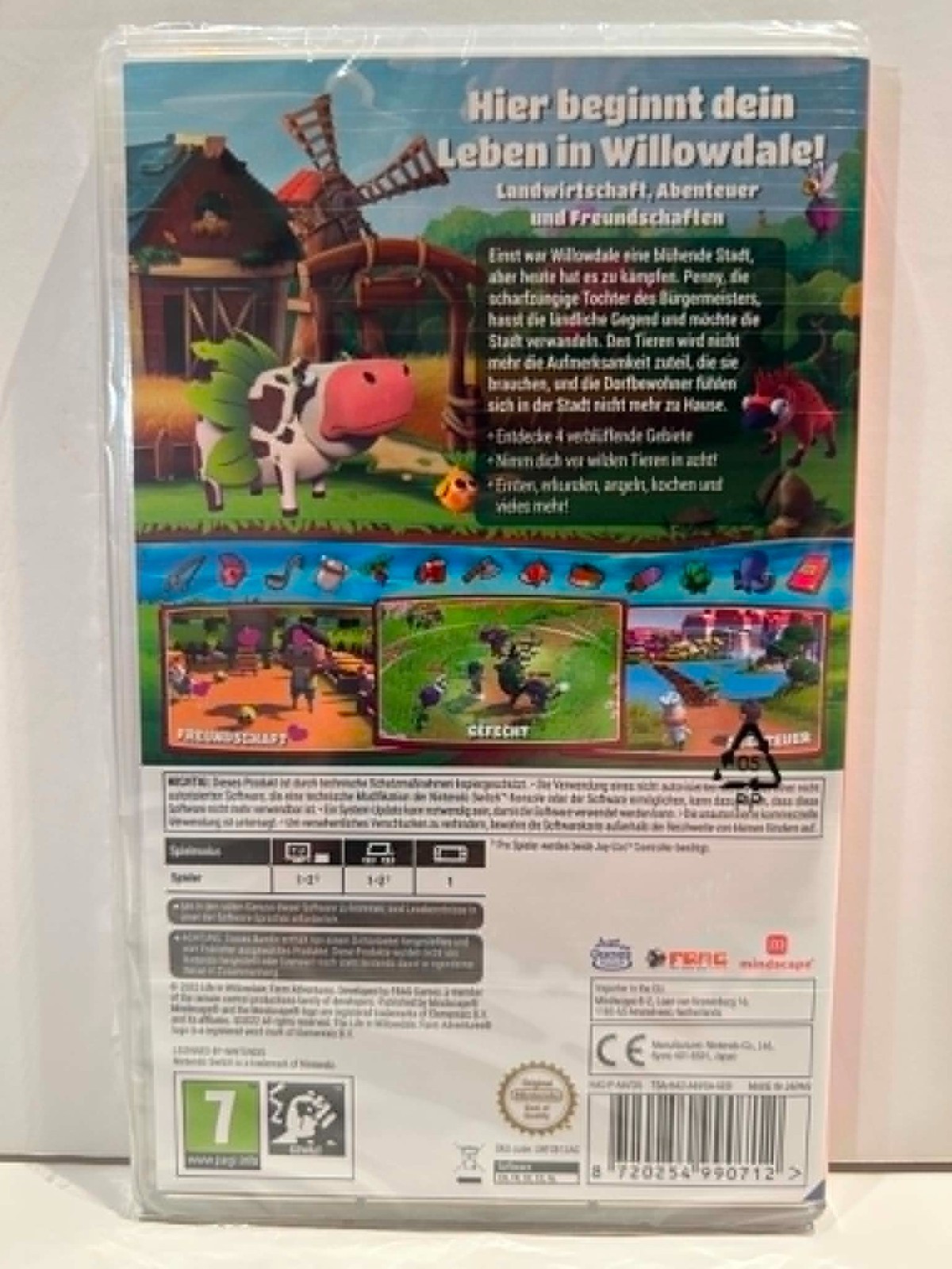 Life in Willowdale Farm Adventures Nintendo Switch New Sealed German Region Free
