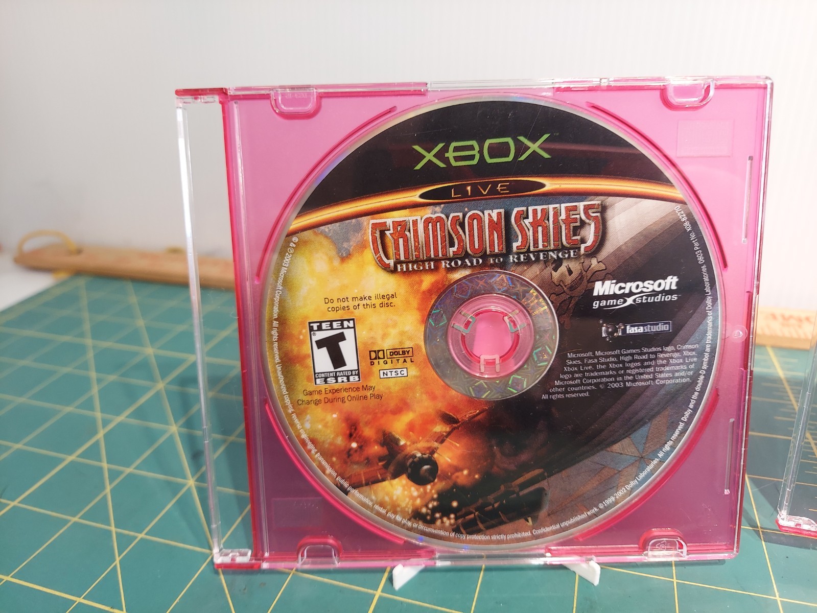 Microsoft XBOX Crimson Skies, Battlefield 2, & Close Combat: First to Fight