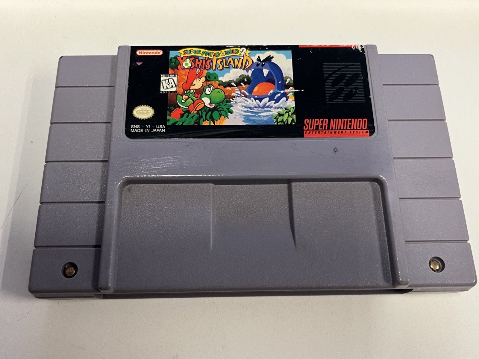 AUTHENTIC ~ TESTED ~ Super Mario World 2: Yoshi’s Island Super Nintendo SNES
