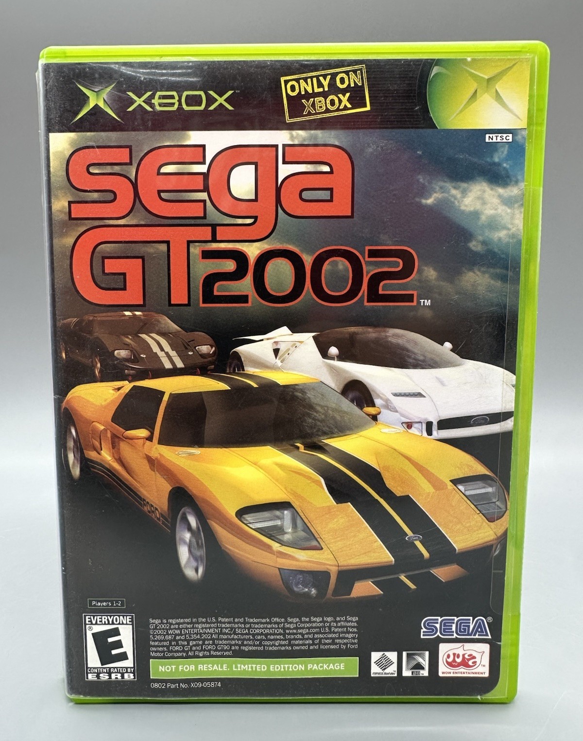 SEGA GT 2002 / JSRF – Combo Disc (Microsoft Xbox) Complete CIB- Tested