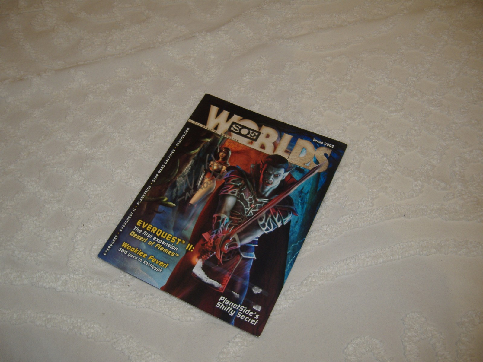 EVERQUEST SIGNED BY BRAD MCQUAID! SIGNED BY LEAD DEV! SEE VIDEO!