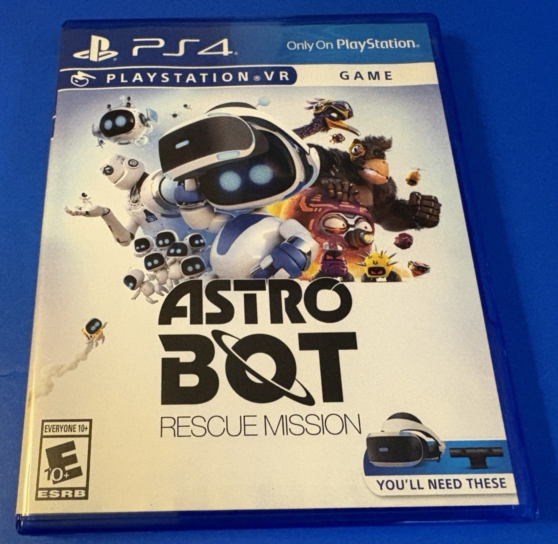 Astro Bot Rescue Mission VR (Sony PlayStation 4, 2018) PS4 ➜ game disc is A1