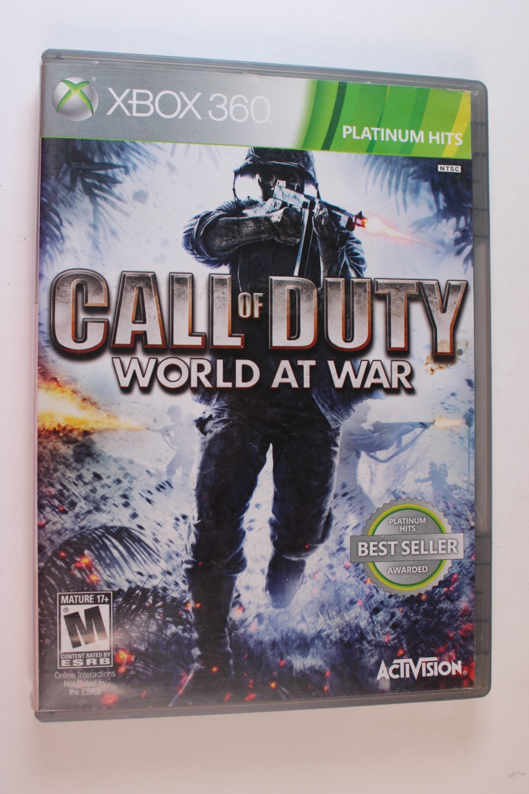 Call of Duty: World at War (Microsoft Xbox 360, 2008) Authentic, Complete