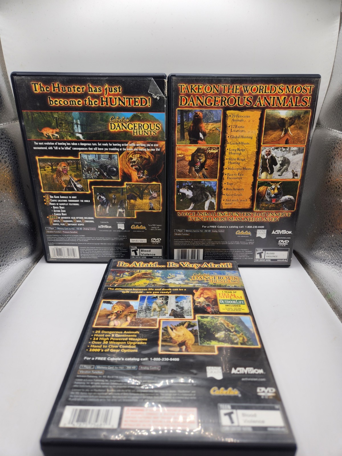 Cabela’s Hunting Game Bundle – Sony PlayStation 2 – Cib Tested Nice! Read Descpt