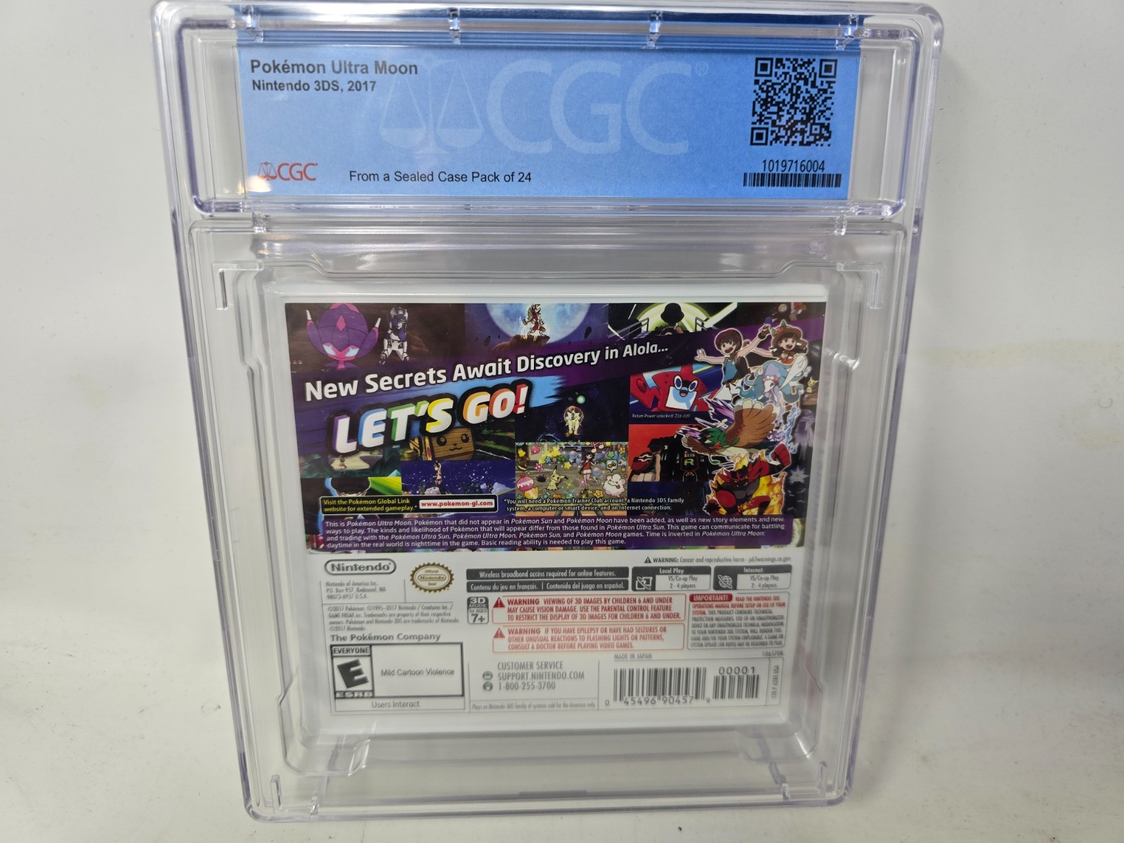 Pokemon Ultra Moon – Nintendo 3DS CGC Graded 9.9 A++ Sealed Brand New