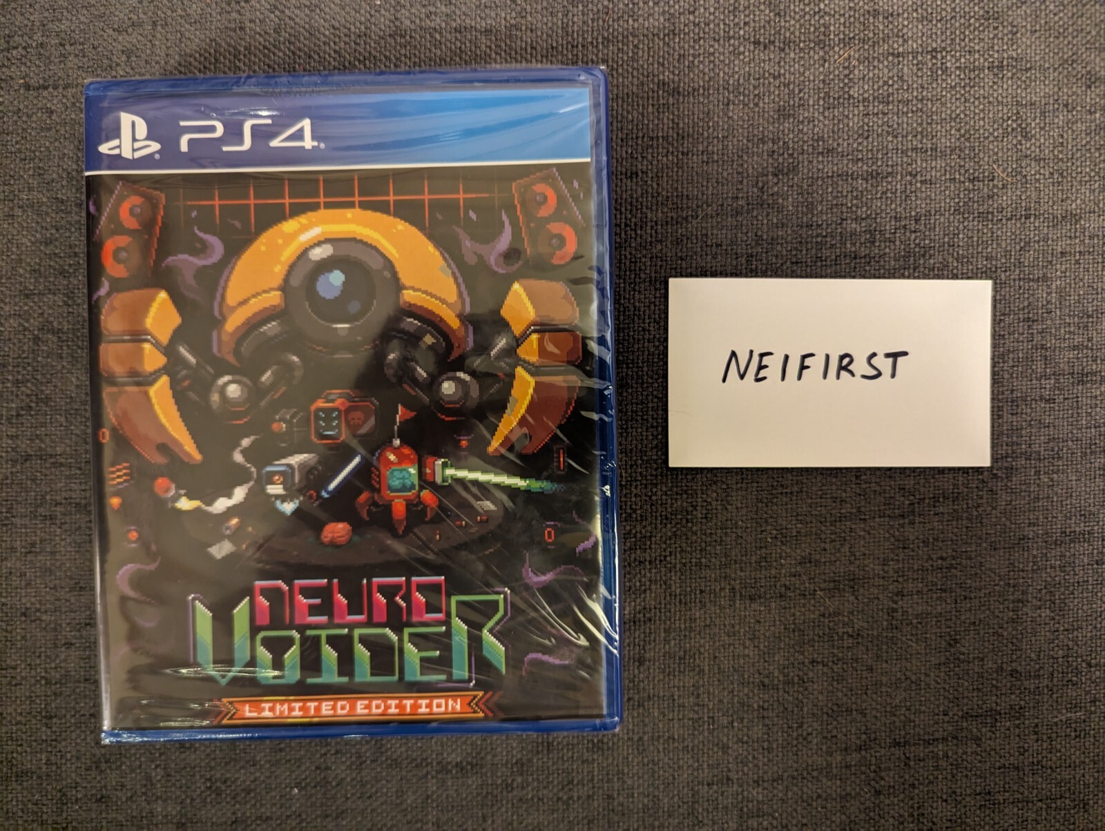 Limited Run Games #75 NEUROVOIDER Limited Edition (PlayStation 4, 2017) *SEALED*