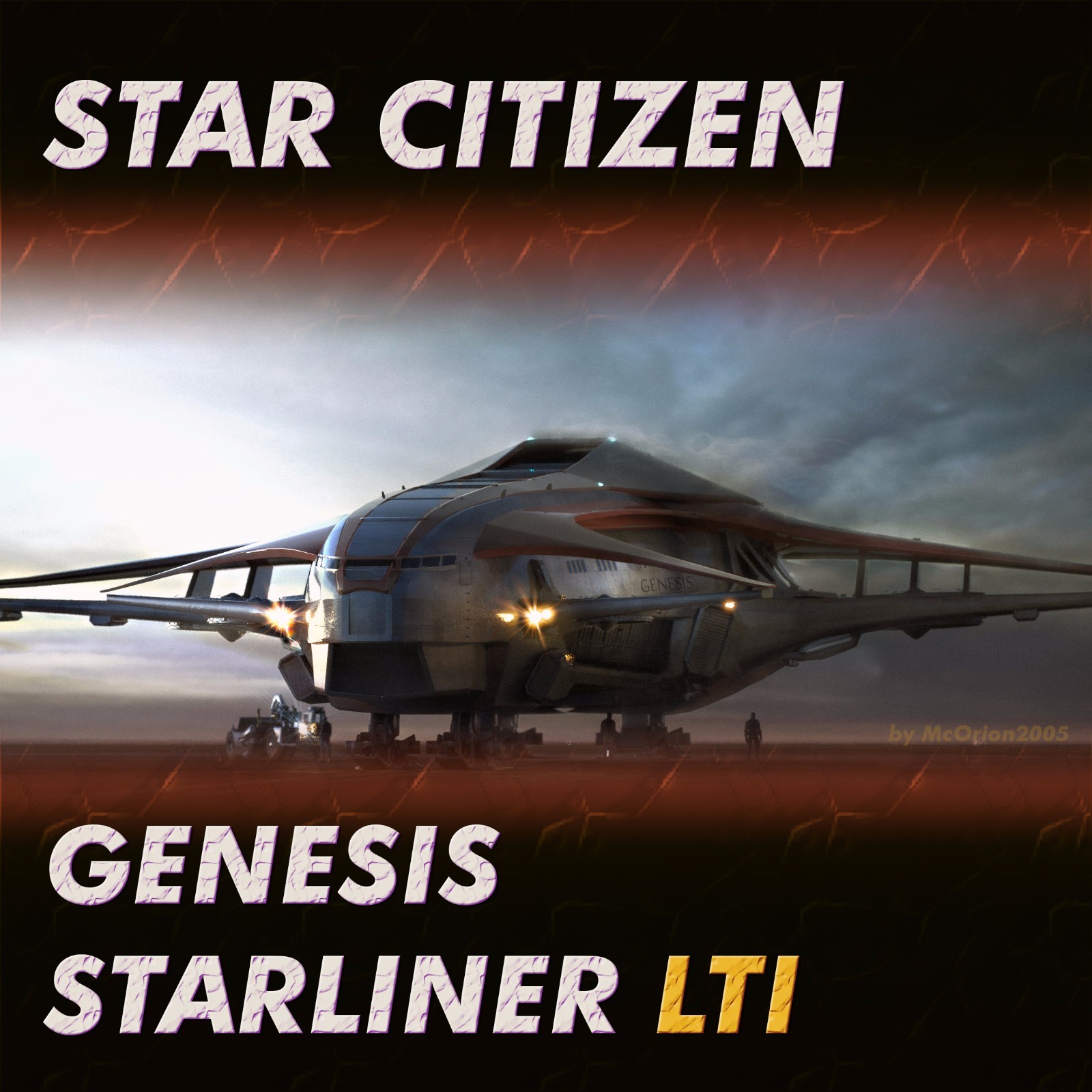 Star Citizen – Genesis Starliner – LTI Lifetime Insurance + items – NO CCU