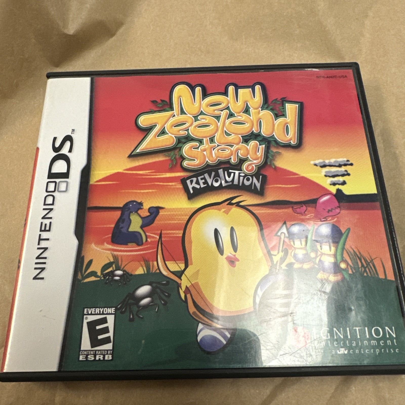 New Zealand Story Revolution Nintendo DS Complete W/ Manual & Poster CIB Mint