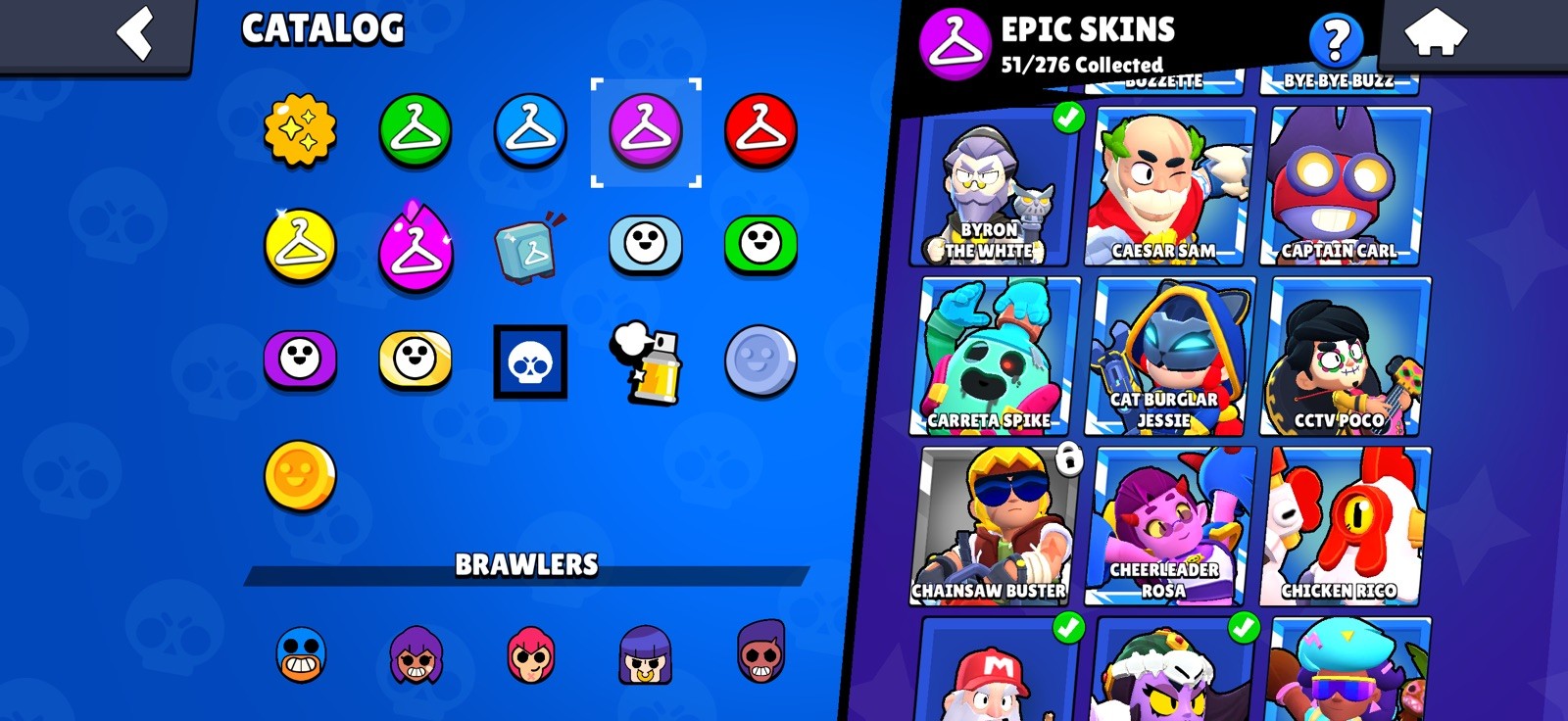 58.6K TROPHY/30Max Brawler/24Hyper/ 90/104Brawler/3 LEG/11 Mithic/51 Epic/Cheap
