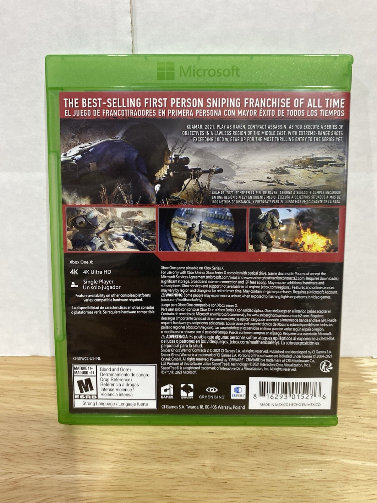 Sniper: Ghost Warrior: Contracts 2 (Xbox One) PEGI 18+ Shoot ’Em Up: Sniper