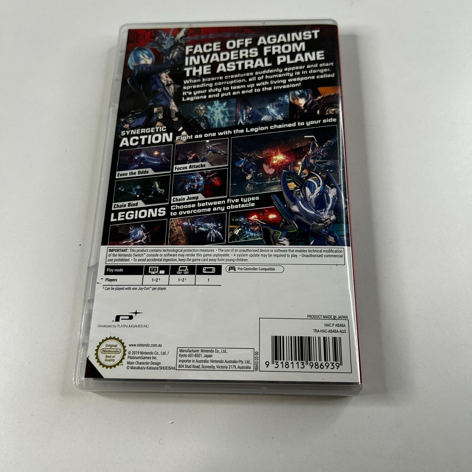 Astral Chain (Nintendo Switch, 2019 PAL) Action & Adventure