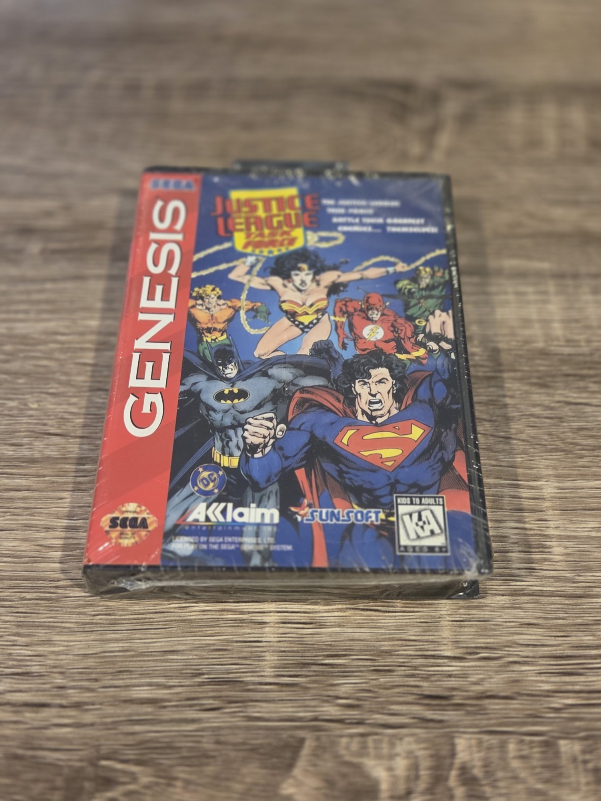 Justice League Task Force (Sega Genesis, 1995) Brand New Sealed