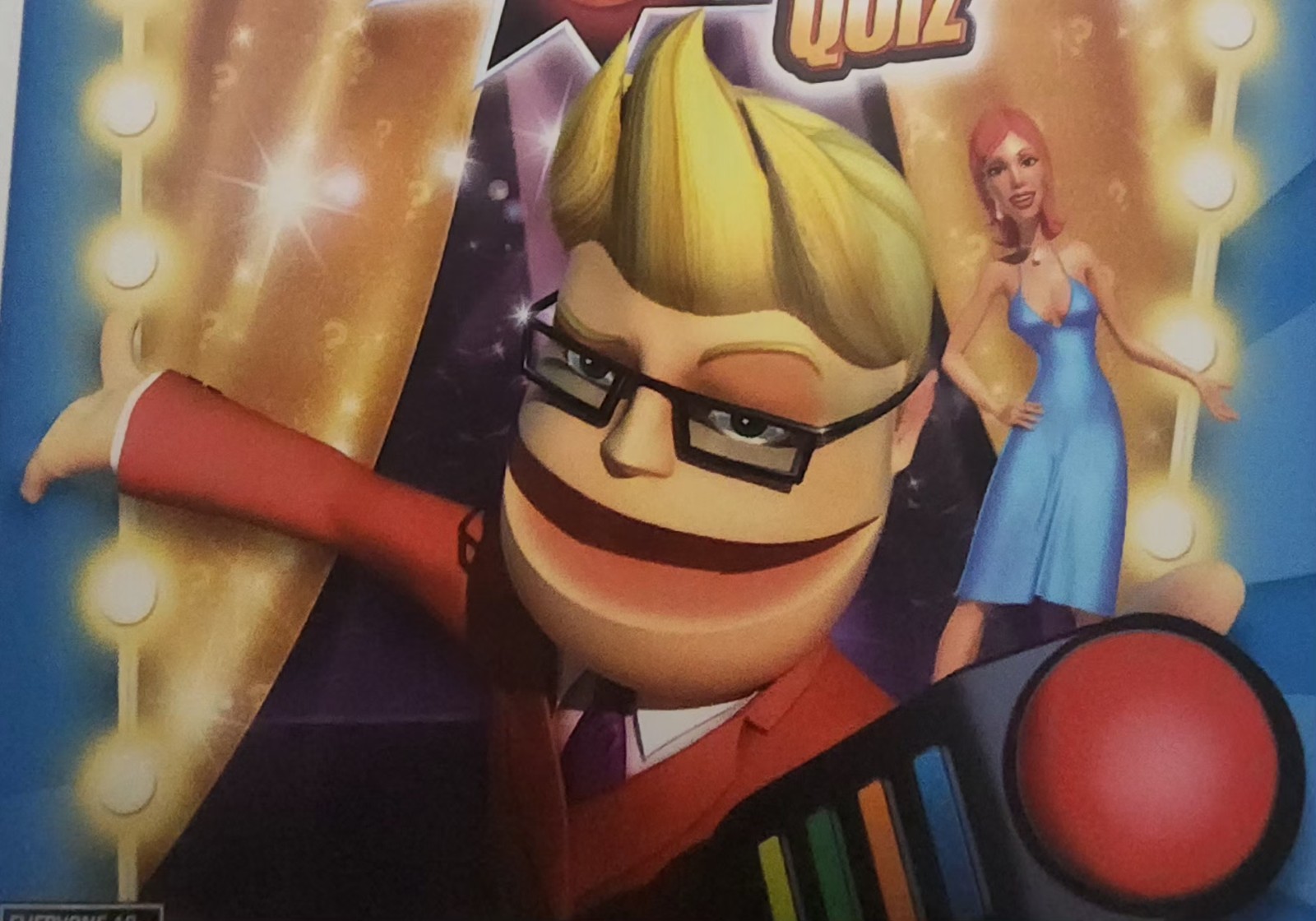 PS2 Buzz! The Mega Quiz (Sony Playstation 2005) Includes 4 Buzz Controllers