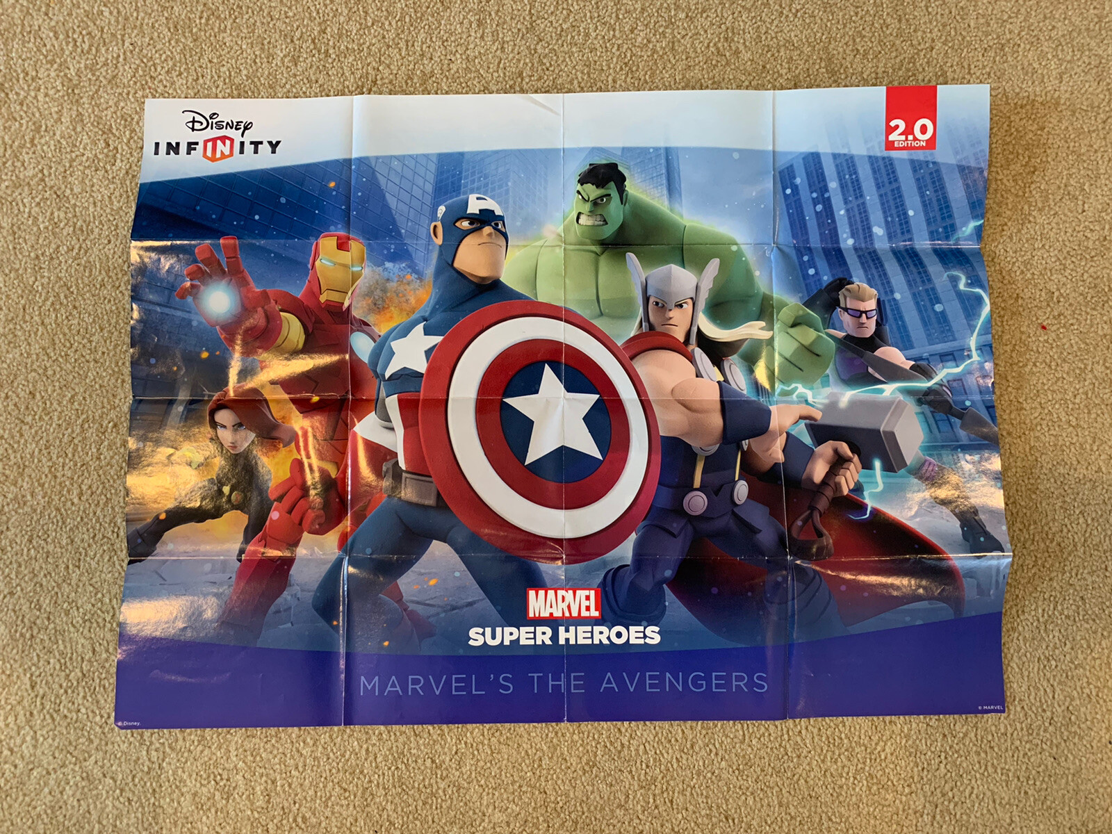 Disney Infinity 2.0 Nintendo Wii U Game with USB Portal and Bonus Poster!