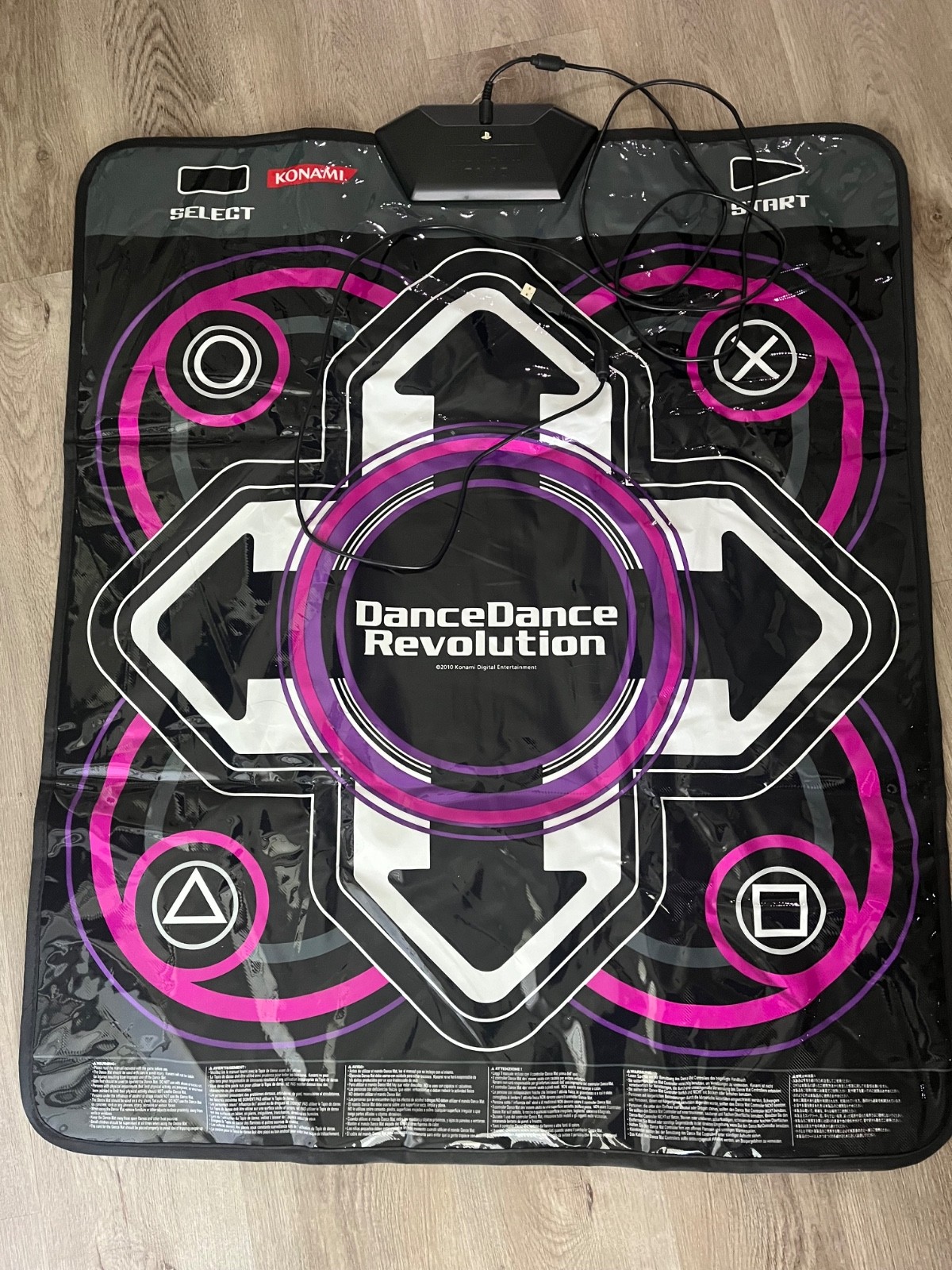 Konami Dance Dance Revolution PS3 Bundle Game & Official Mat Controller