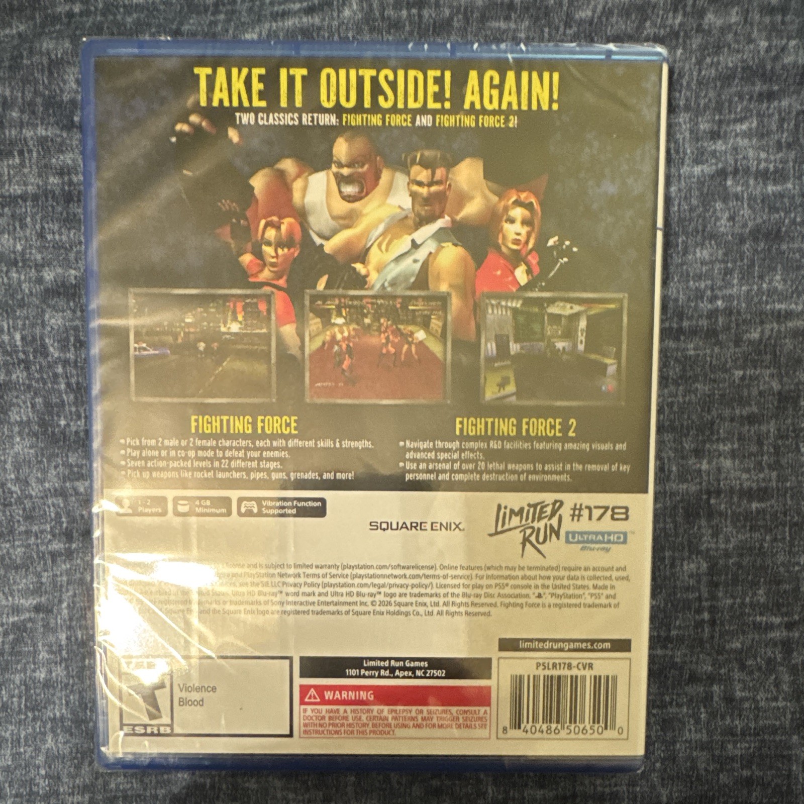 Square Enix Fighting Force Collection PS5 Limited Run #178 NTSC-U/C T-Teen
